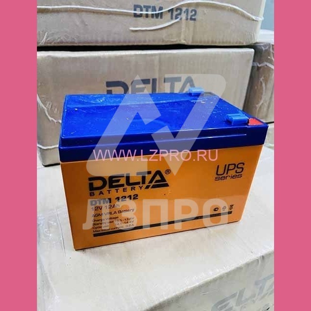 Аккумулятор DTM 1212  (12Ач, 12В) DELTA