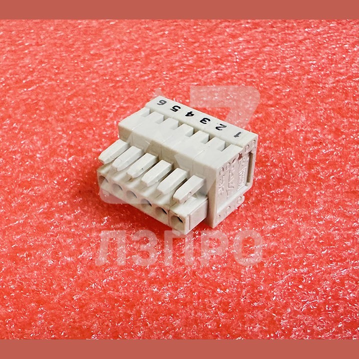 Разъем 3,5 мм 6 полюсов 734-106 Wago