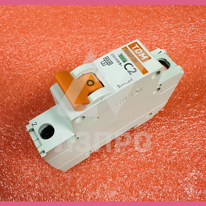 Выключатель автоматический 1P C2 ВА47-29 SQ0206-0066 TDM