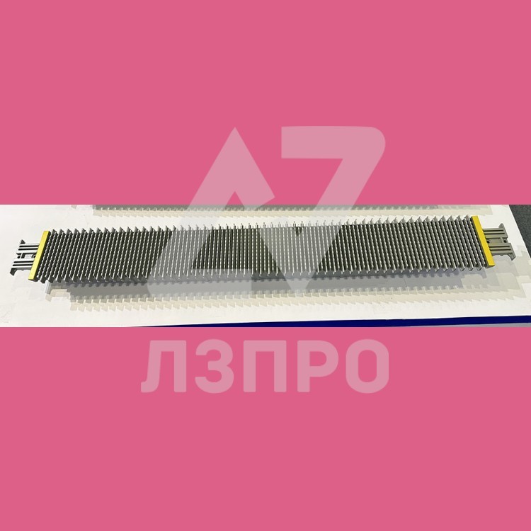Паллета траволатора 1000мм RAL серая с двумя желтыми линиями CANNY SJEC